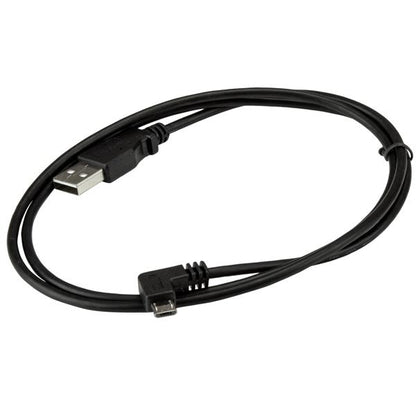 StarTech.com 1m A to Right Angle Micro USB Cable