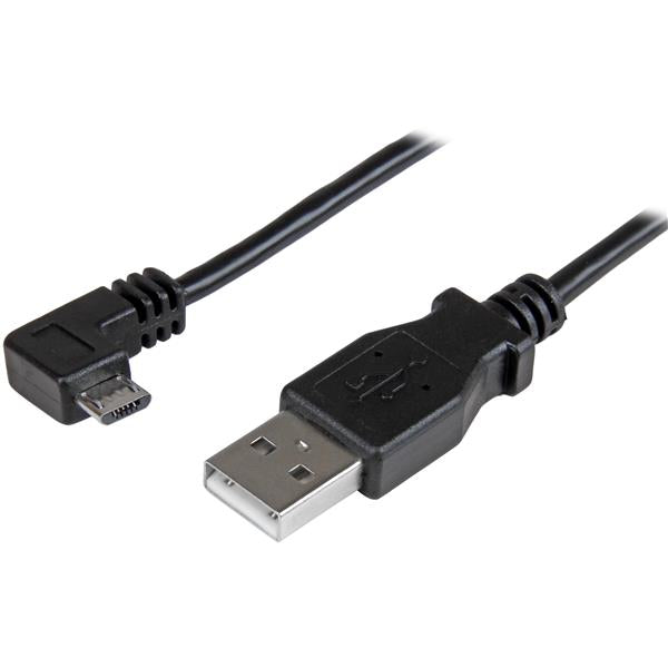 StarTech.com 2m A to Right Angle Micro USB Cable - NWT FM SOLUTIONS - YOUR CATERING WHOLESALER