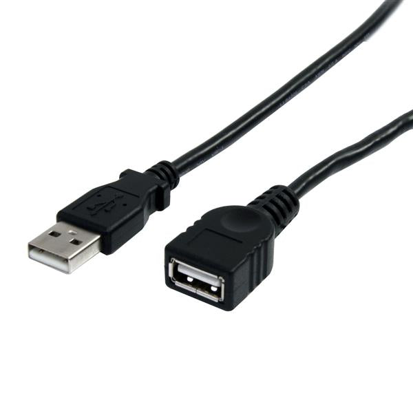 StarTech.com 10 ft Black USB 2.0 Extension Cable - NWT FM SOLUTIONS - YOUR CATERING WHOLESALER