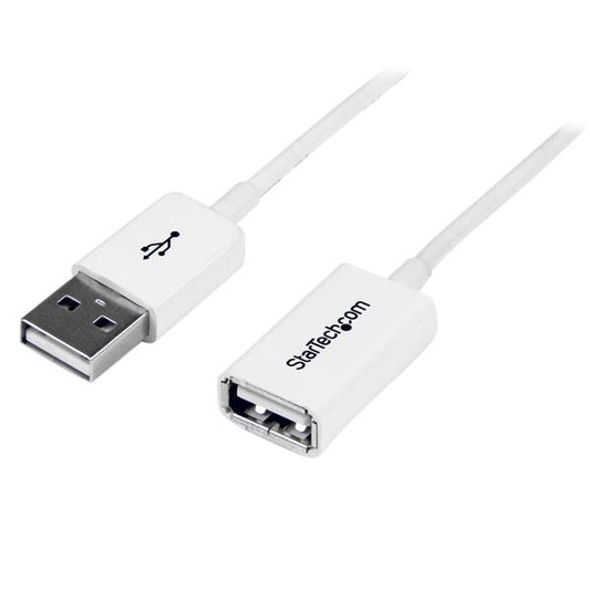 StarTech.com 2m White USB 2.0 Extension Cable - NWT FM SOLUTIONS - YOUR CATERING WHOLESALER
