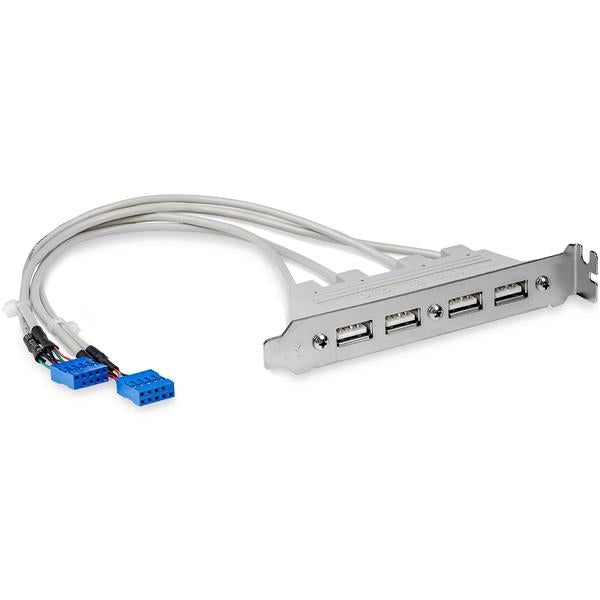 StarTech.com 4 Port USB A Female Slot Plate Adapter - NWT FM SOLUTIONS - YOUR CATERING WHOLESALER