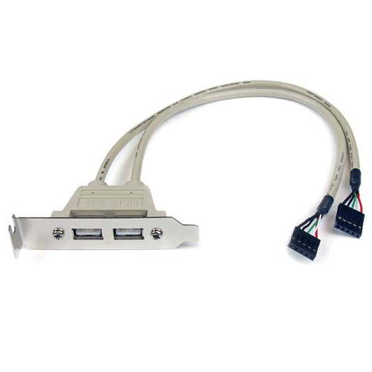 StarTech.com 2 Port USBA Female LP Slot Plate Adapter - NWT FM SOLUTIONS - YOUR CATERING WHOLESALER