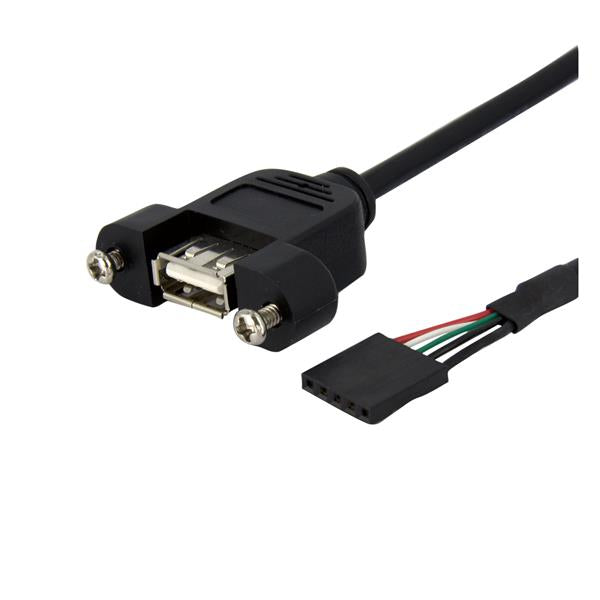 StarTech.com 1 ft Panel Mount USB Cable - NWT FM SOLUTIONS - YOUR CATERING WHOLESALER