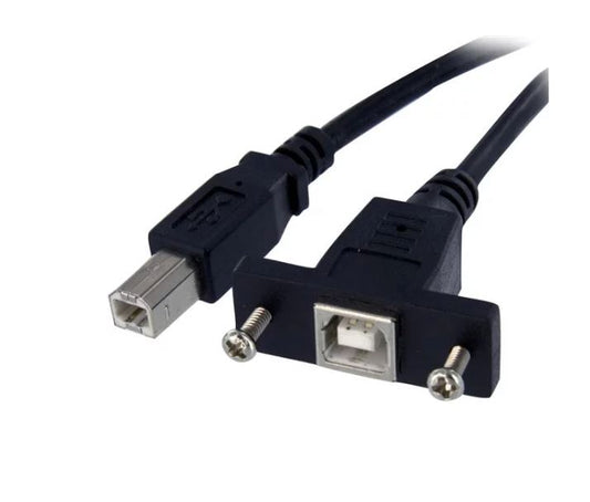 StarTech.com 1 ft Panel Mount USB B to B Cable - NWT FM SOLUTIONS - YOUR CATERING WHOLESALER
