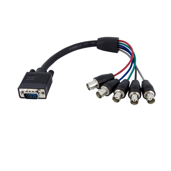 StarTech.com 1ft Coax HD15 VGA TO 5 BNC Monitor Cable - NWT FM SOLUTIONS - YOUR CATERING WHOLESALER