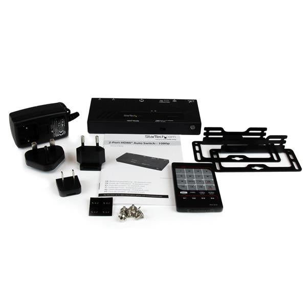 StarTech.com 2 Port HDMI Auto Switch 1080p