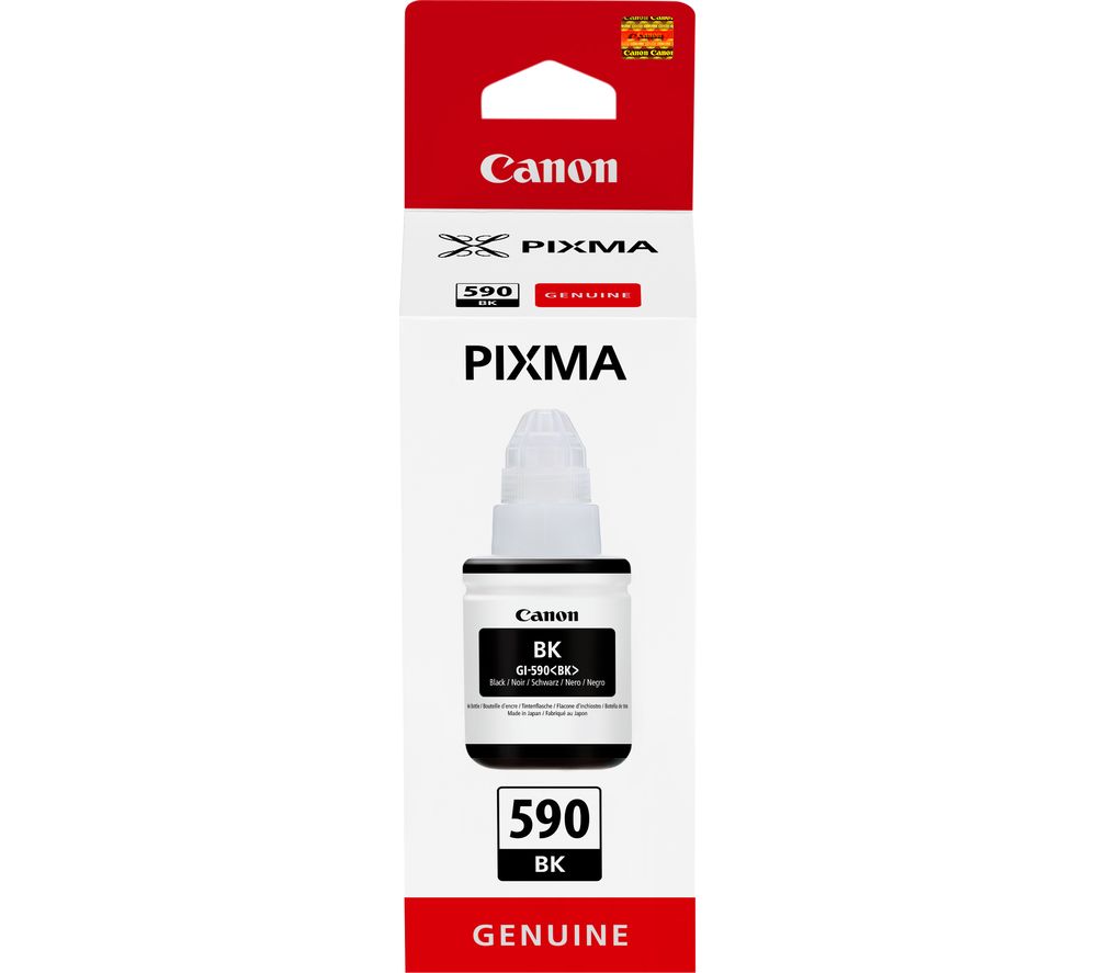 Canon GI490BK Black Standard Capacity Ink Bottle 135ml - 0663C001 - NWT FM SOLUTIONS - YOUR CATERING WHOLESALER