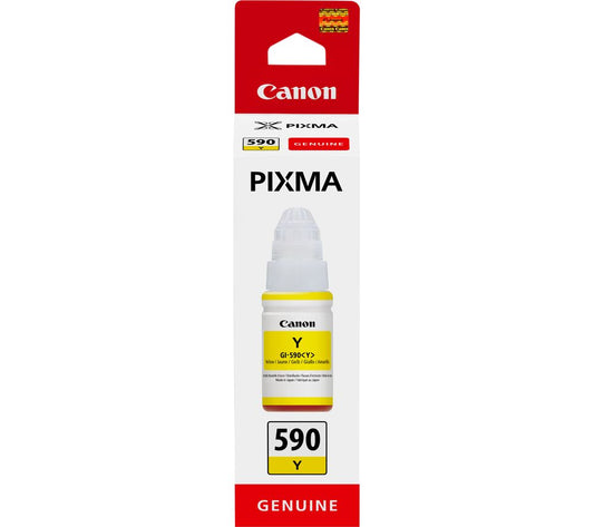 Canon GI490Y Yellow Standard Capacity Ink Bottle 70ml - 0666C001 - NWT FM SOLUTIONS - YOUR CATERING WHOLESALER