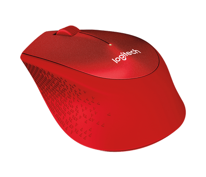 Logitech M330 Silent Red Mouse