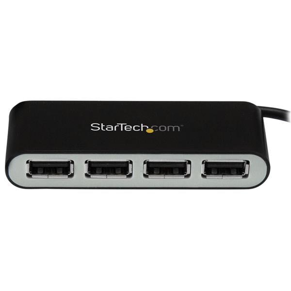 StarTech.com 4 Port Portable USB 2.0 Hub with Cable