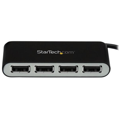 StarTech.com 4 Port Portable USB 2.0 Hub with Cable