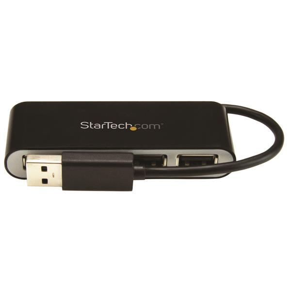 StarTech.com 4 Port Portable USB 2.0 Hub with Cable