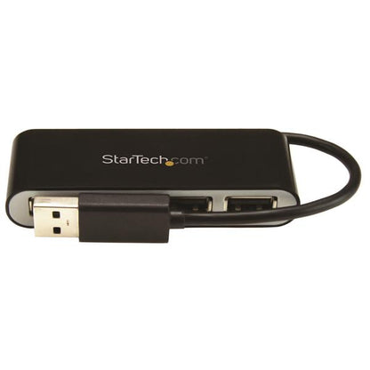 StarTech.com 4 Port Portable USB 2.0 Hub with Cable