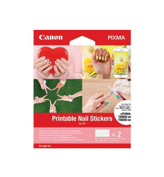 Canon NL-101 Adhesive Nail Stickers 2 x 12 sheets - 3203C002 - NWT FM SOLUTIONS - YOUR CATERING WHOLESALER