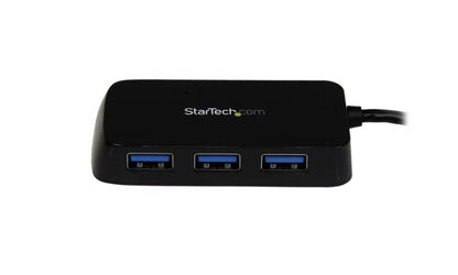 StarTech.com Portable 4 Port SuperSpeed Mini USB 3.0