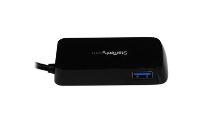 StarTech.com Portable 4 Port SuperSpeed Mini USB 3.0