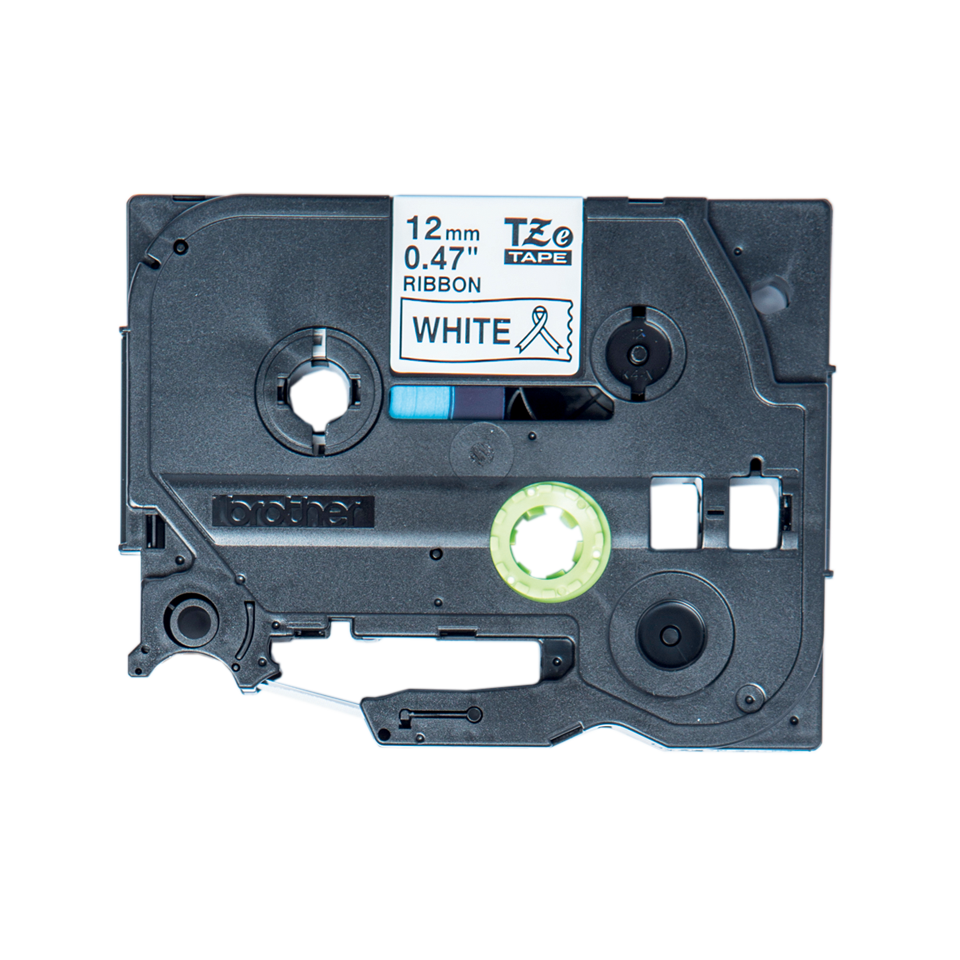 Brother Black On White Label Tape 12mm x 4m - TZER231