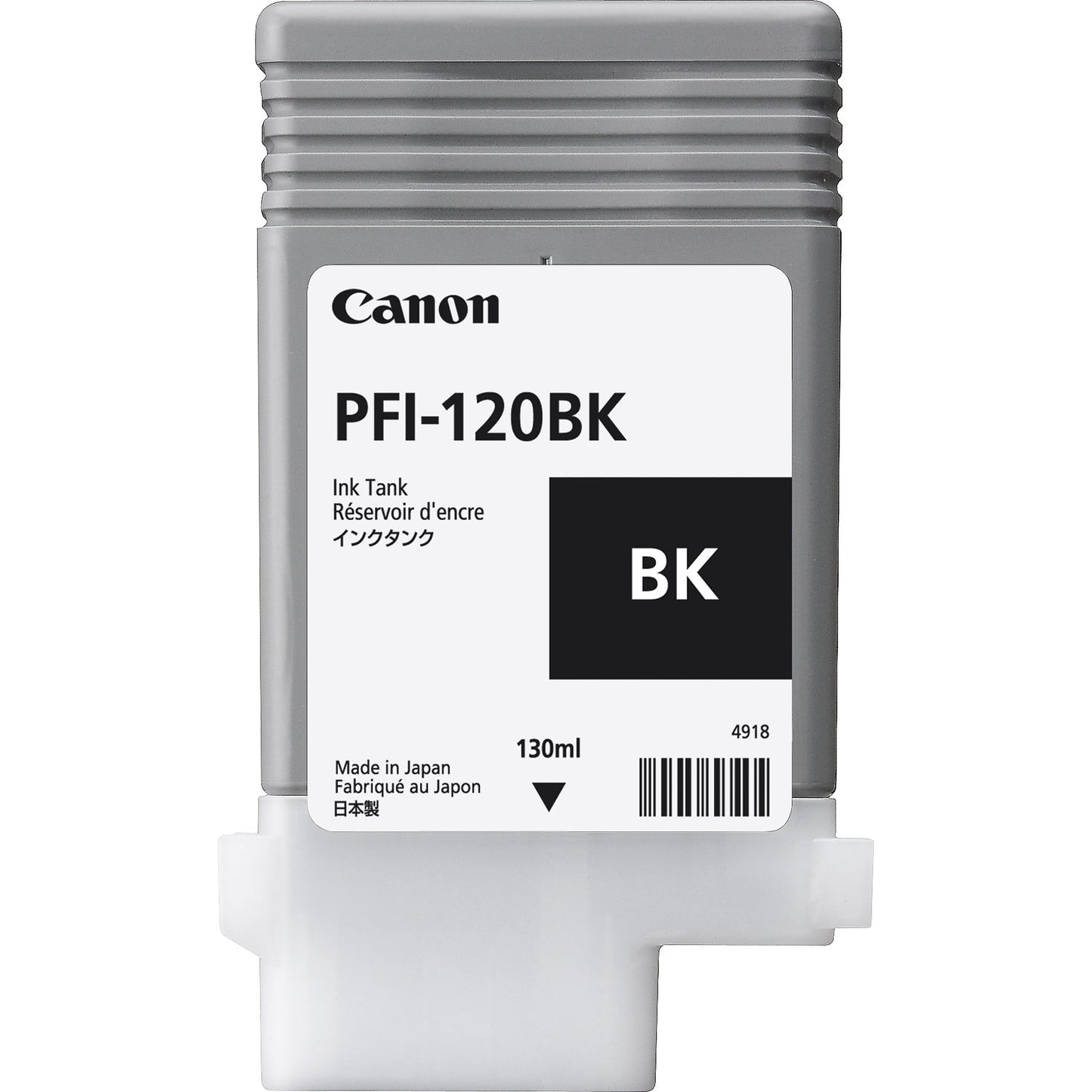 Canon PFI120BK Black Standard Capacity Ink Cartridge 130ml - 2885C001AA