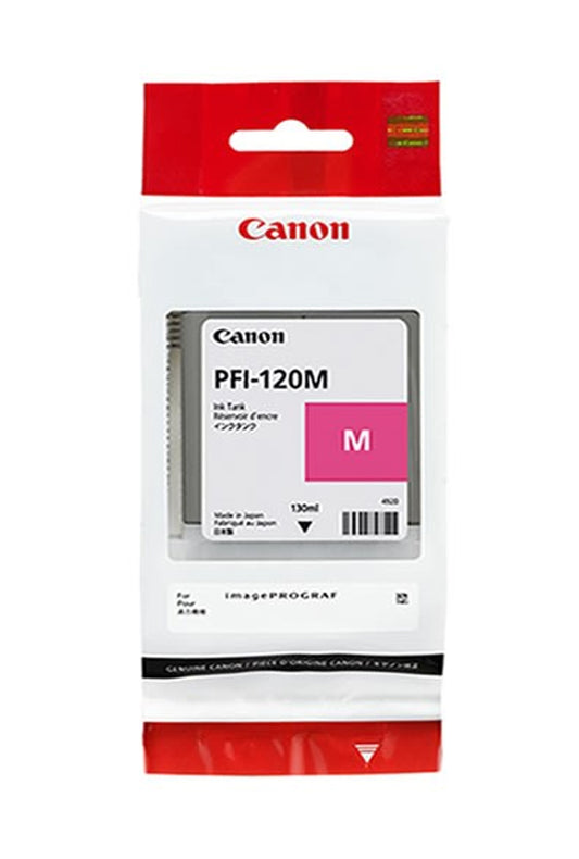 Canon PFI120M Magenta Standard Capacity Ink Cartridge 130ml - 2887C001AA - NWT FM SOLUTIONS - YOUR CATERING WHOLESALER