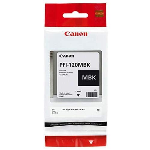 Canon PFI120MBK Matt Black Standard Capacity Ink Cartridge 130ml - 2884C001AA - NWT FM SOLUTIONS - YOUR CATERING WHOLESALER