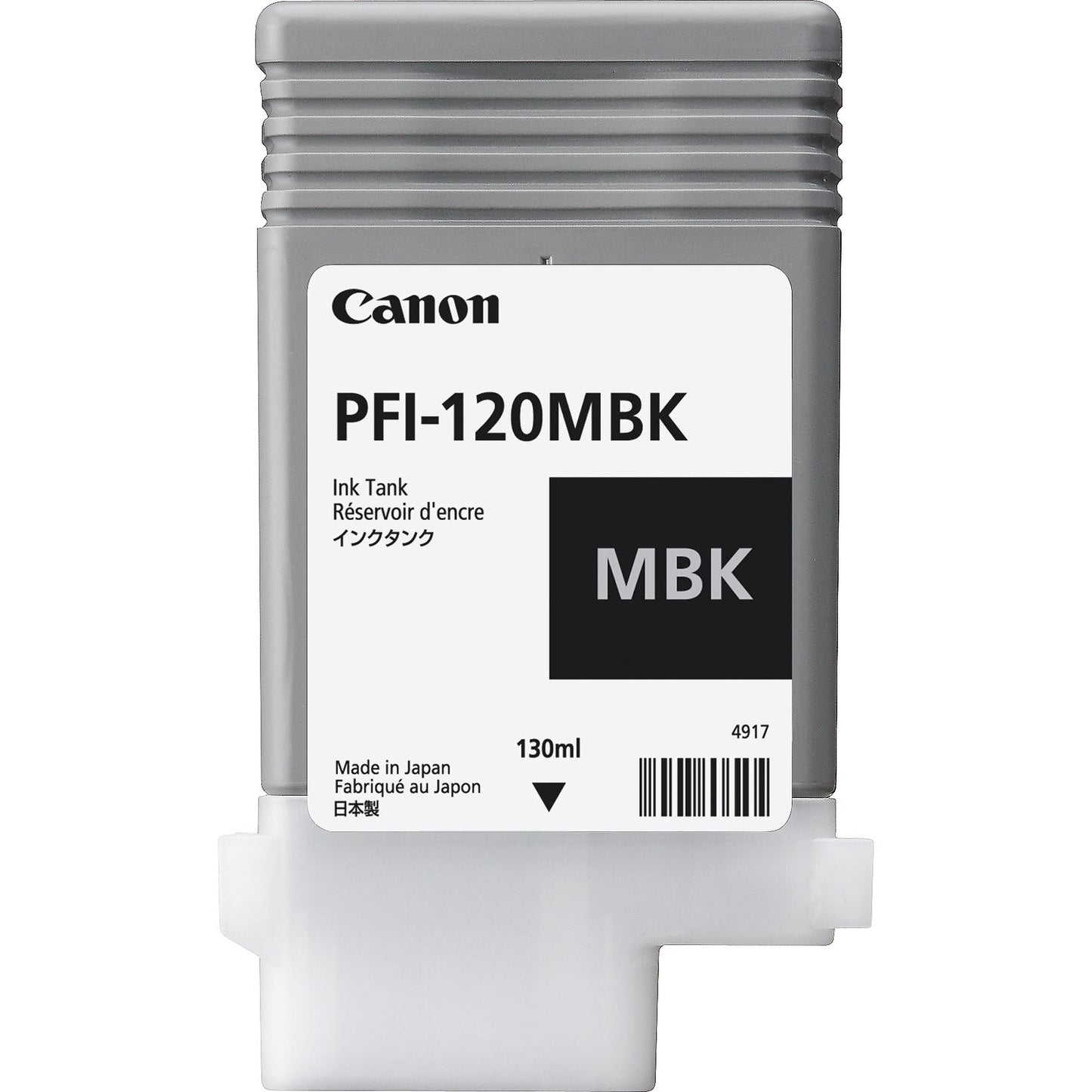 Canon PFI120MBK Matt Black Standard Capacity Ink Cartridge 130ml - 2884C001AA