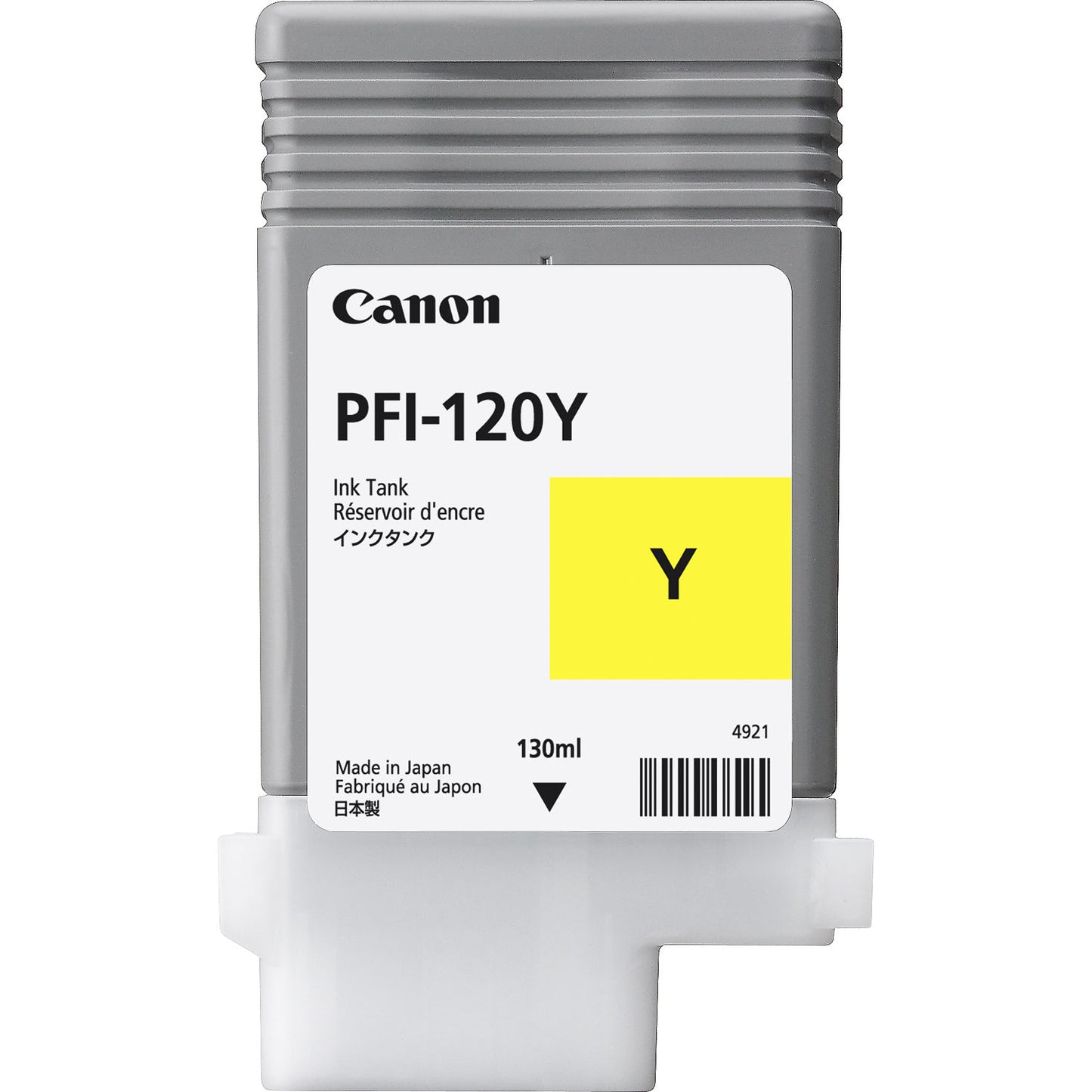 Canon PFI120Y Yellow Standard Capacity Ink Cartridge 130ml - 2888C001AA