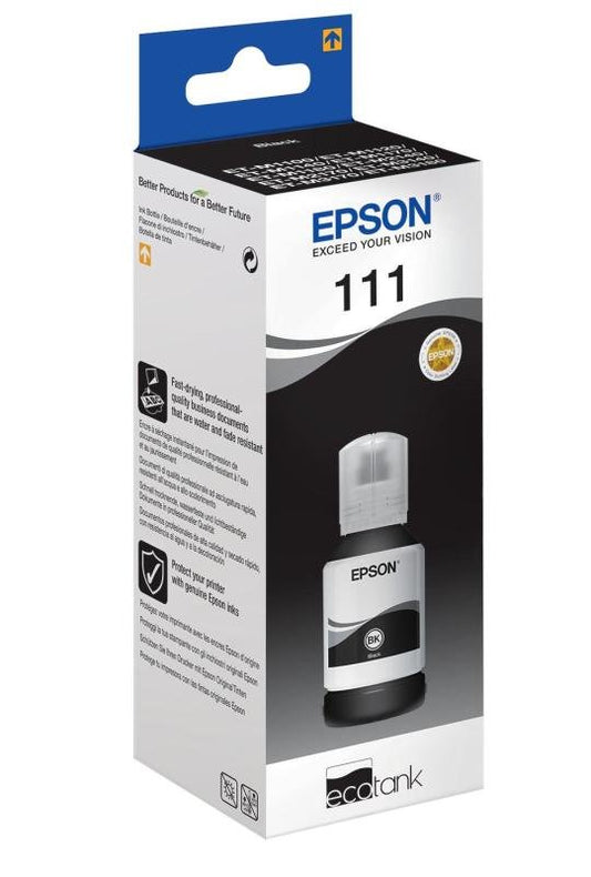 Epson 111 Black Ink Cartridge 120ml - C13T03M140 - NWT FM SOLUTIONS - YOUR CATERING WHOLESALER