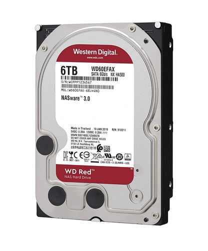 Western Digital Red 6TB SATA 5400 RPM 3.5 Inch Internal Hard Drive