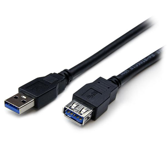 StarTech.com 2m Black SuperSpeed USB 3.0 Extension Cable A to A Male to Female - NWT FM SOLUTIONS - YOUR CATERING WHOLESALER