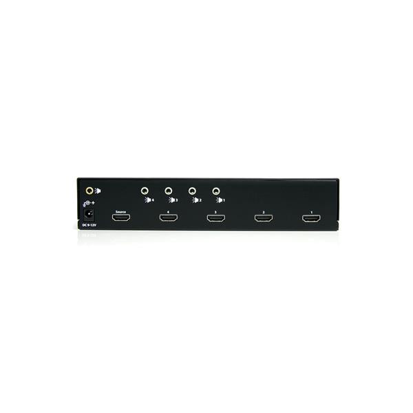 StarTech.com 4 Port HDMI 1.3 Video Splitter Audio