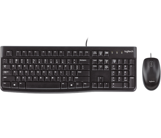 Logitech MK120 Int. EER Keyboard and Mouse Combo - NWT FM SOLUTIONS - YOUR CATERING WHOLESALER