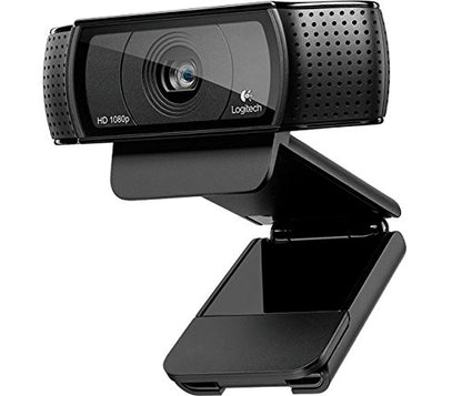 Logitech HD Pro C920 3 Megapixels 1920 x 1080 Pixels Resolution USB 2.0 Webcam Black - NWT FM SOLUTIONS - YOUR CATERING WHOLESALER