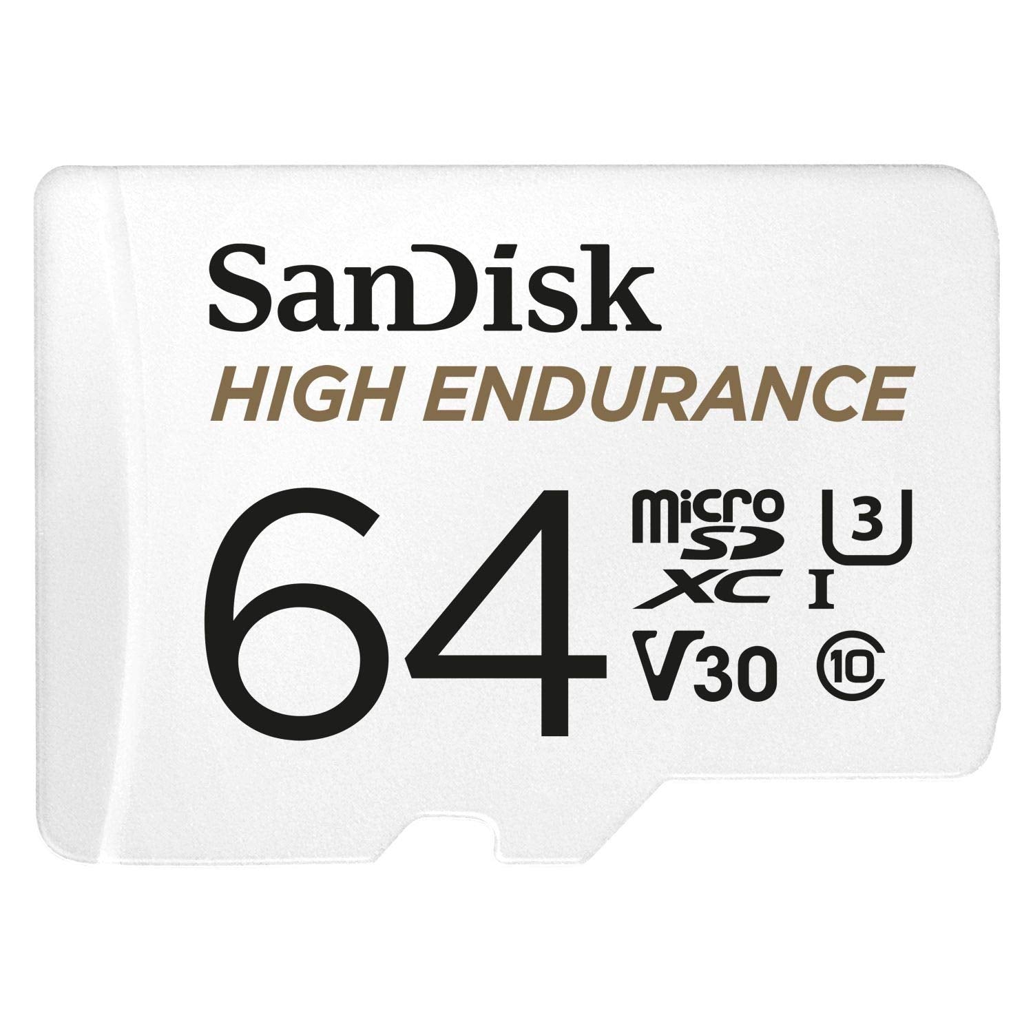 SanDisk High Endurance 64GB UHS-I Class 10 MicroSDHC Memory Card and Adapter - NWT FM SOLUTIONS - YOUR CATERING WHOLESALER