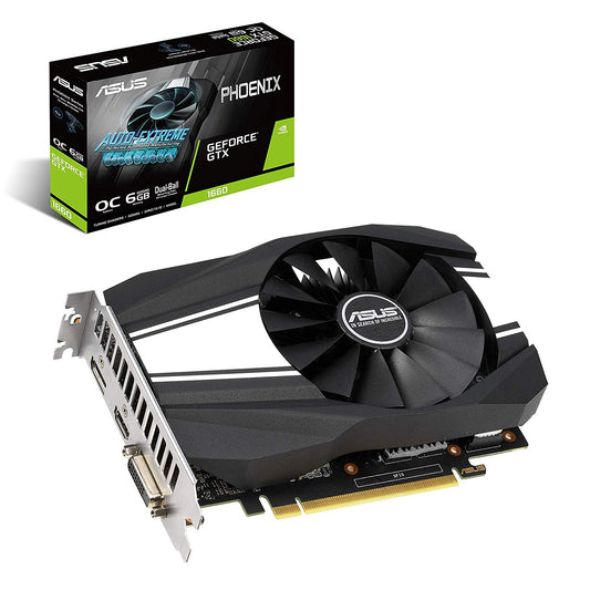 Asus Phoenix GTX 1660 OC 6GB DDR5 Graphics Card - NWT FM SOLUTIONS - YOUR CATERING WHOLESALER