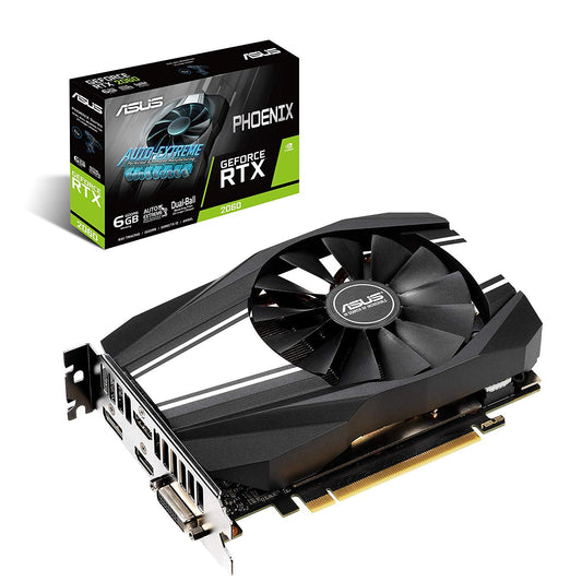 Asus Geforce Phoenix RTX 2060 6GB DDR6 Graphics Card - NWT FM SOLUTIONS - YOUR CATERING WHOLESALER