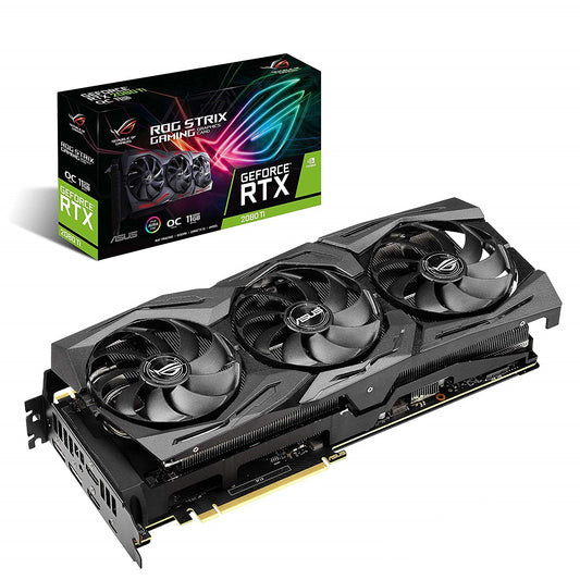 Asus Strix RTX 2080Ti OC 11GB DDR6 Graphics Card - NWT FM SOLUTIONS - YOUR CATERING WHOLESALER