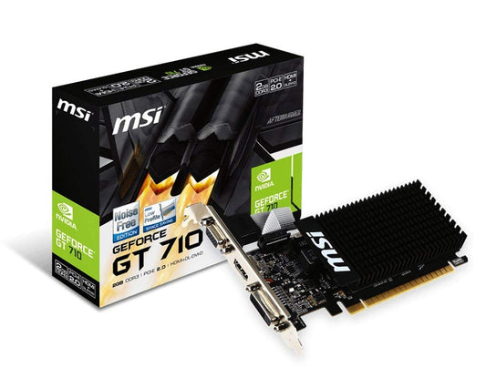 MSI GT 710 Silent 2GB DDR3 Low Profile Graphics Card - NWT FM SOLUTIONS - YOUR CATERING WHOLESALER