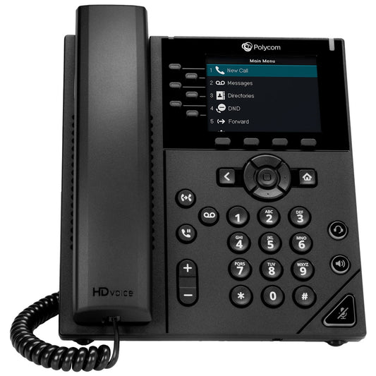 Poly VVX 350 6 Line Desktop IP Phone - NWT FM SOLUTIONS - YOUR CATERING WHOLESALER