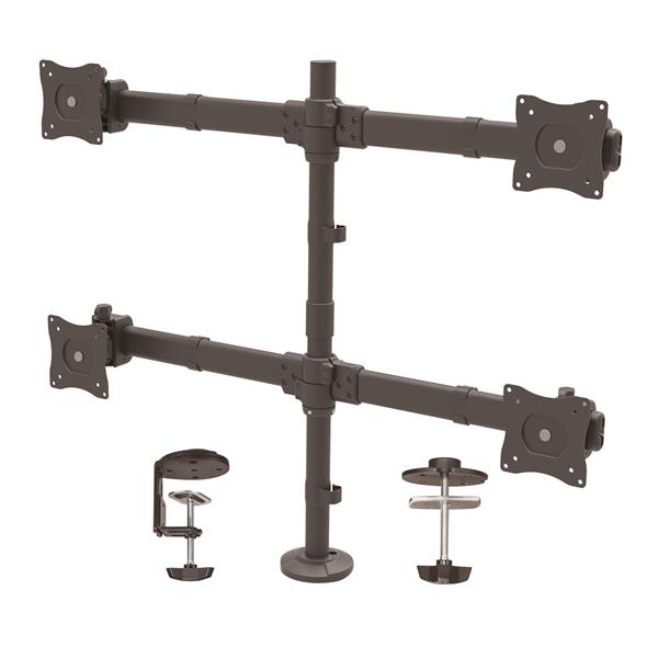 StarTech.com Desk Mount Quad Monitor Arm Steel - NWT FM SOLUTIONS - YOUR CATERING WHOLESALER