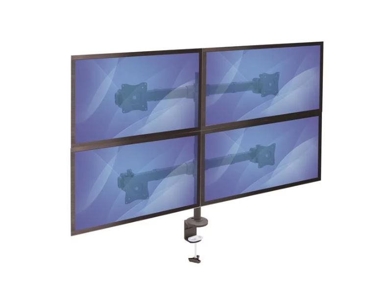 StarTech.com Desk Mount Quad Monitor Arm Steel