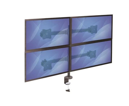 StarTech.com Desk Mount Quad Monitor Arm Steel