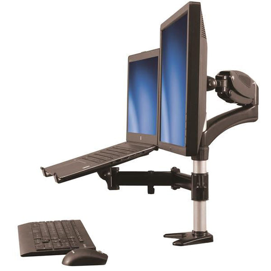 StarTech.com Single Monitor Arm with Laptop Stand - NWT FM SOLUTIONS - YOUR CATERING WHOLESALER