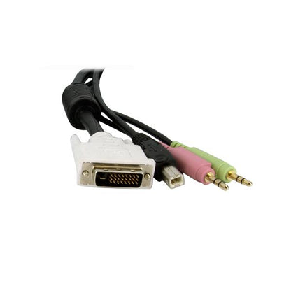 StarTech.com 6ft 4in1 USB DVID KVM Switch Cable