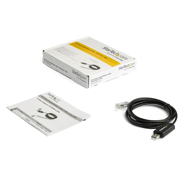 StarTech.com 1.8m Cisco Console Cable USB to RJ45