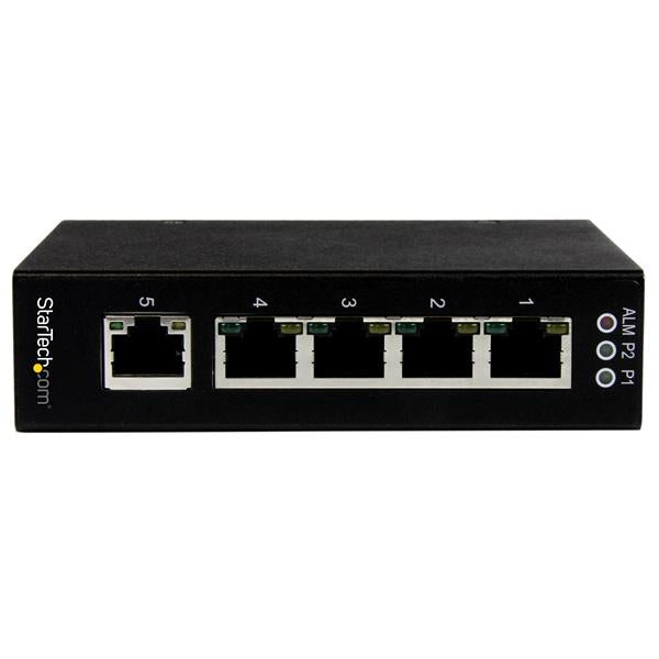 StarTech.com 5 Pt Unmanaged Ind. Gbit Switch DIN Rail