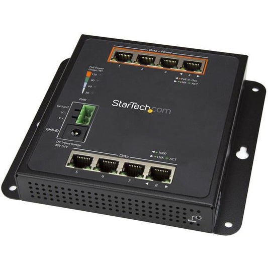 StarTech.com GbE Switch 8 Port 4 PoE Plus Managed - NWT FM SOLUTIONS - YOUR CATERING WHOLESALER