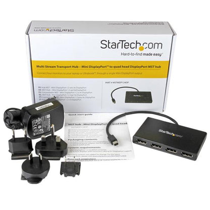 StarTech.com MST Hub Mini DP to 4x DisplayPort