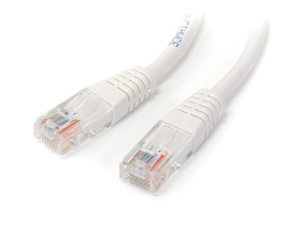 StarTech.com 15m White Molded Cat5e UTP Patch Cable - NWT FM SOLUTIONS - YOUR CATERING WHOLESALER