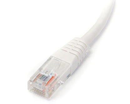StarTech.com 15m White Molded Cat5e UTP Patch Cable