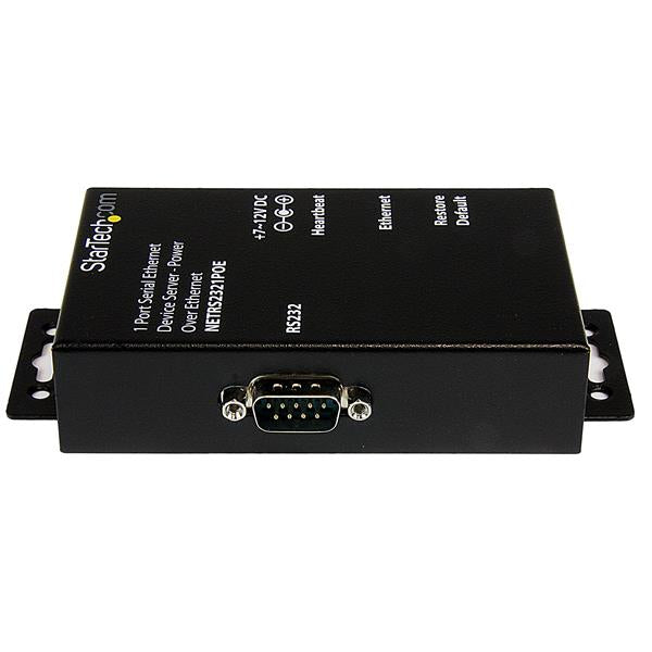 StarTech.com 1 Port RS232 Serial Device Server PoE